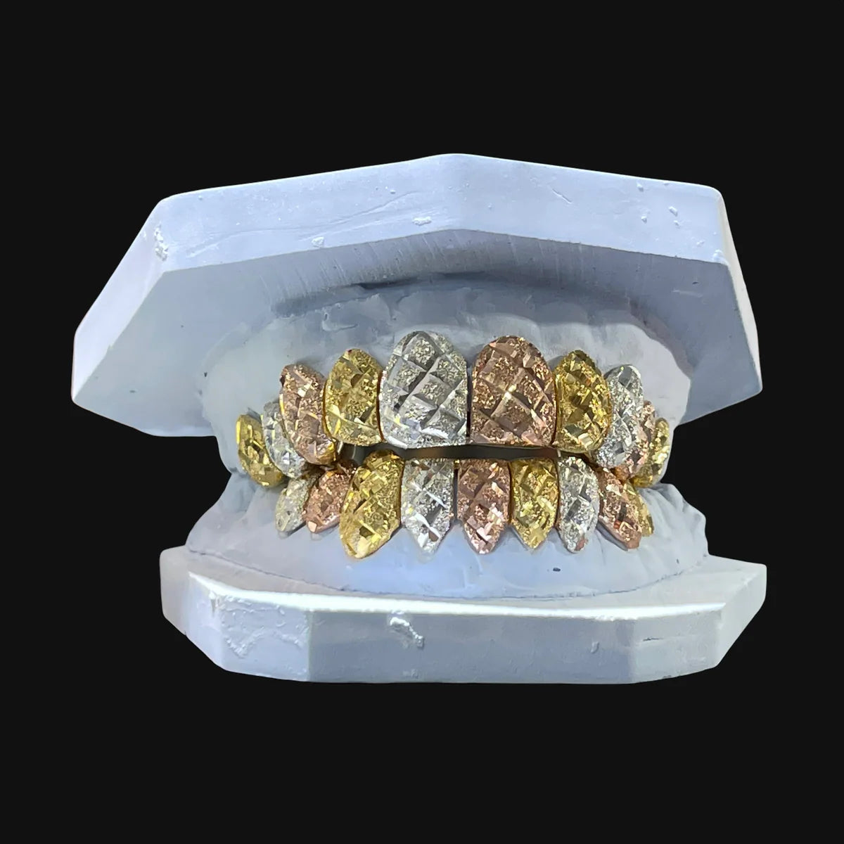10k Gold Diamond dust diamond cut 6 on 6