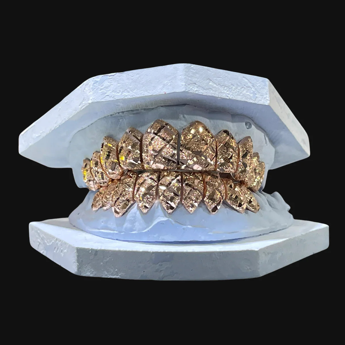 10k Gold Diamond dust diamond cut 6 on 6